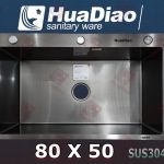 سینک ظرفشویی مدل تک لگن برند هوادیائو - 80*50